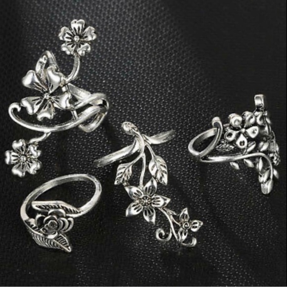 SET OF 4 BOHO RINGS ❤️ - Picture 3 of 8
